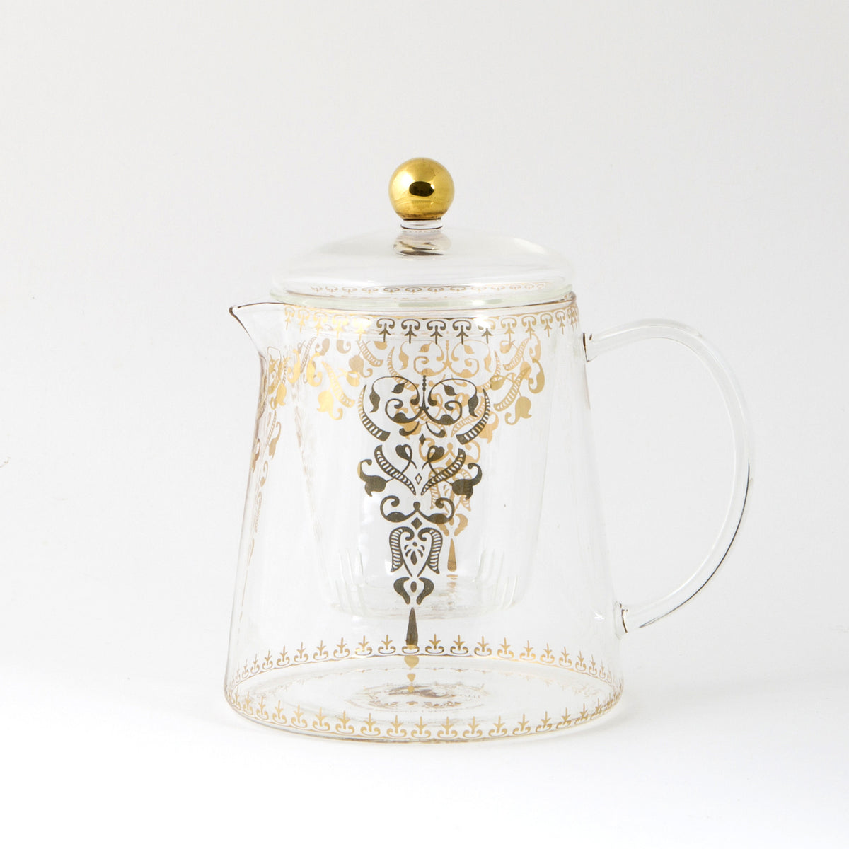 Glass Teapot in Moroccan theme – 800mL