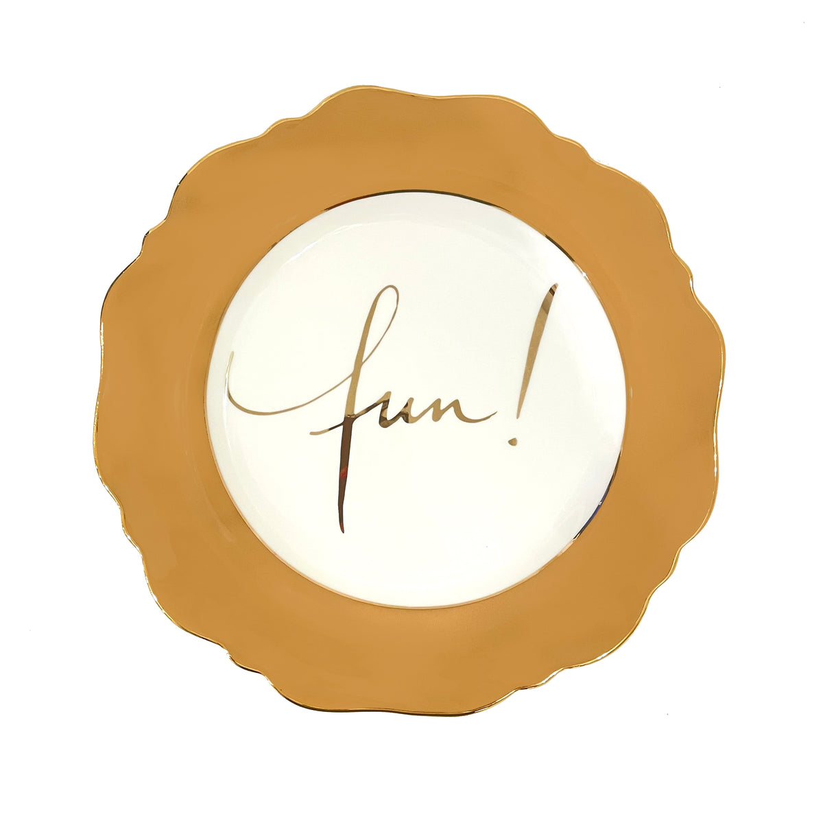 Natural ‘Fun!’ Side Plate