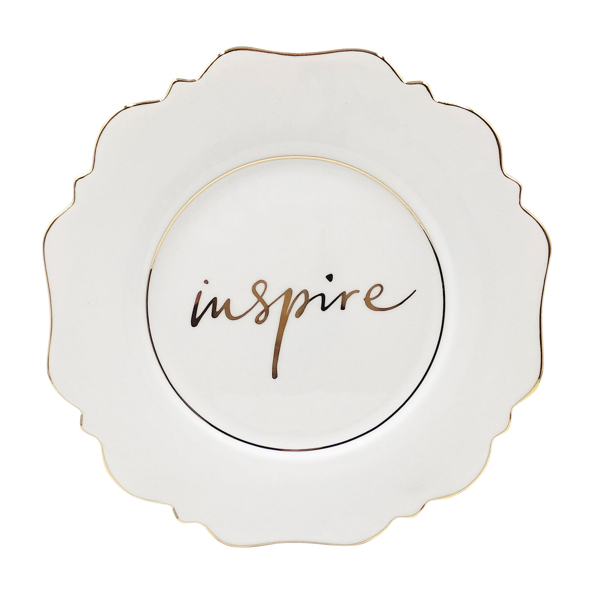 White ‘Inspire’ Side Plate