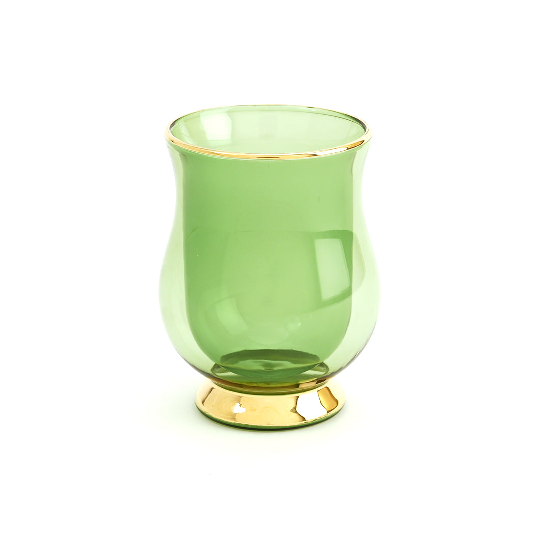 Double Wall Latte Glasses – Green – Set of 2