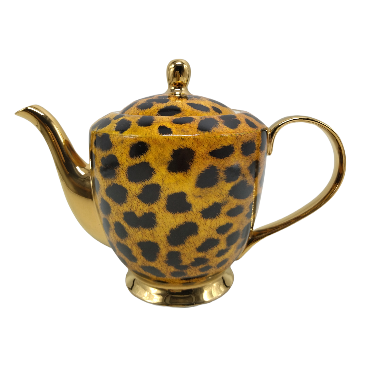 Leopard Print Teapot