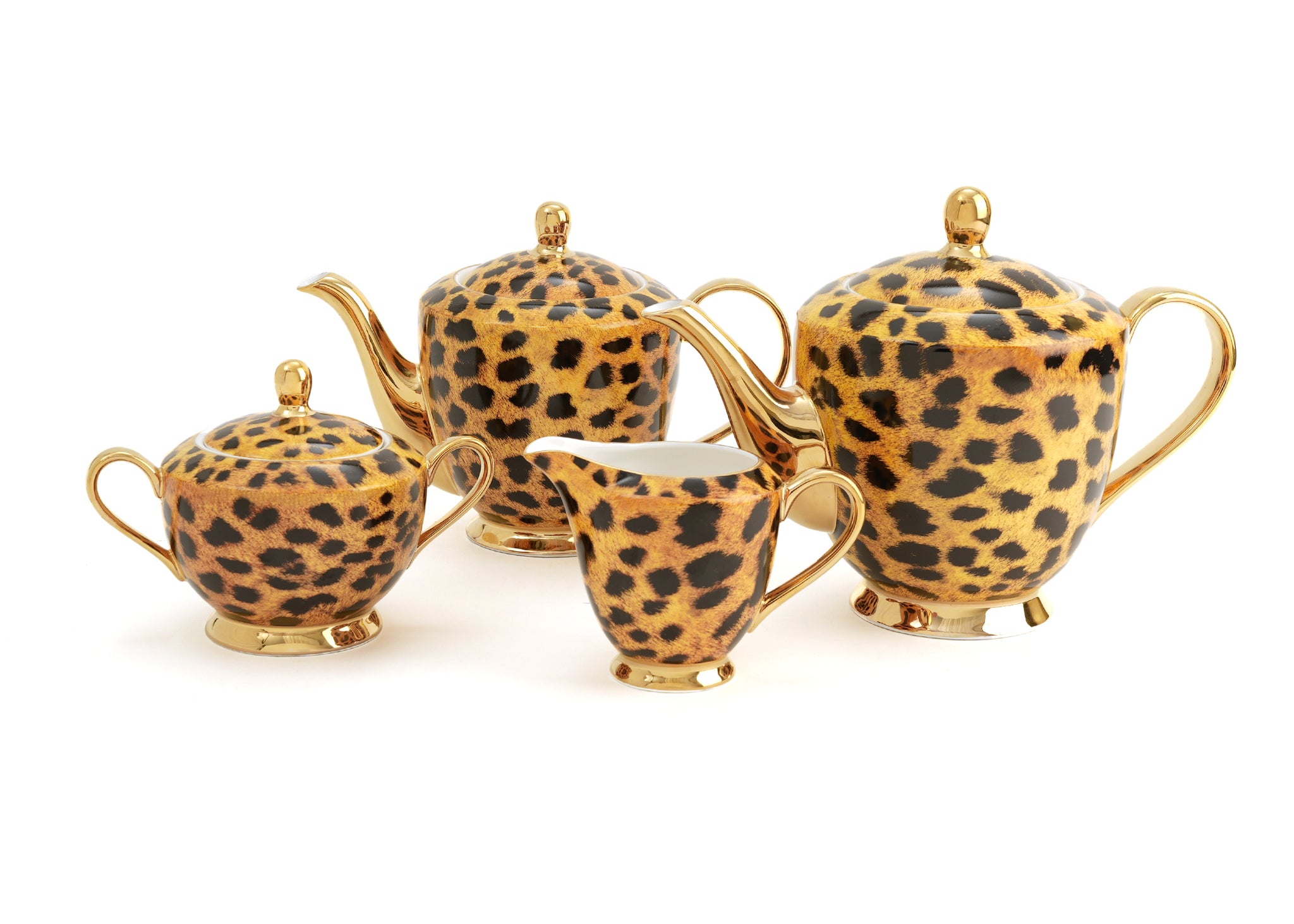 XL Leopard Print Teapot - LyndalT