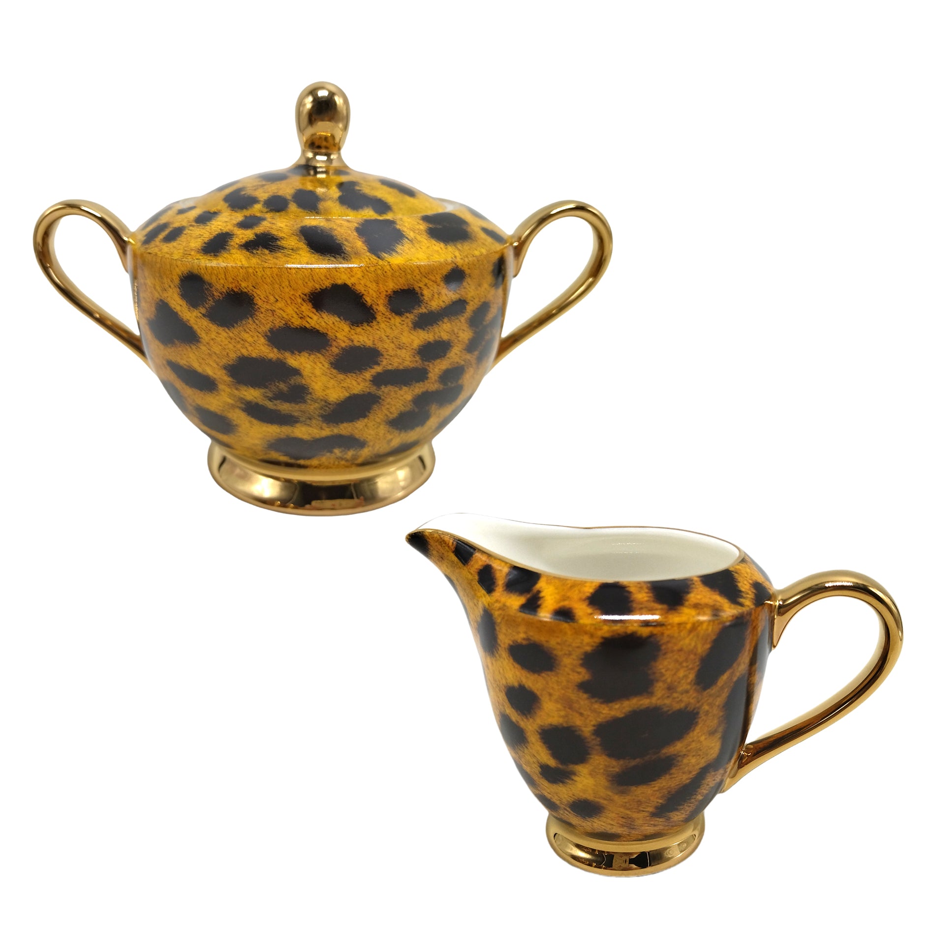 Leopard Print Sugar And Creamer Set LyndalT leopard-print-sugar-and-creamer-set-lyndalt