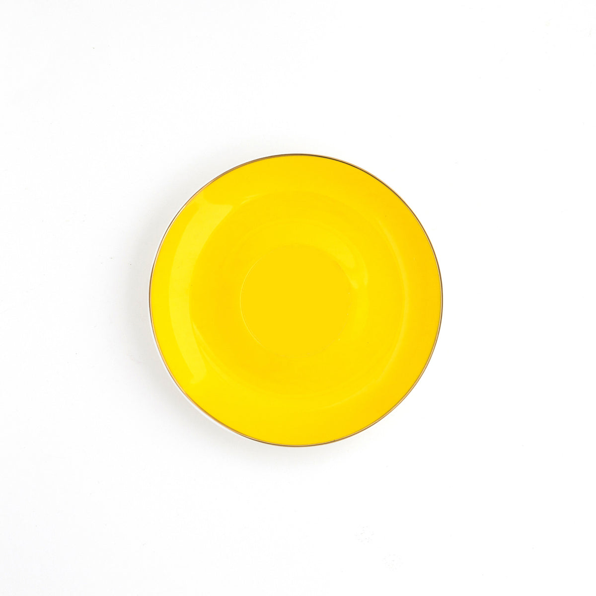 XL Yellow Teacup and Saucer