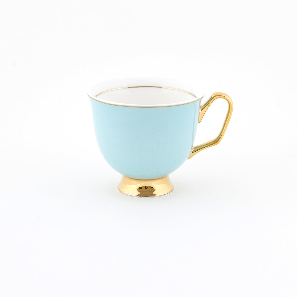 XL Pale Blue Teacup and Saucer